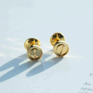 [Bling Jewelrys ]LOVE EARRINGS GOLD 10MM