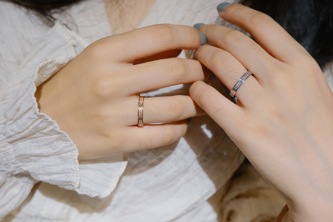 [Bling Jewelrys ]LOVE RING 2.65MM DIAMOND