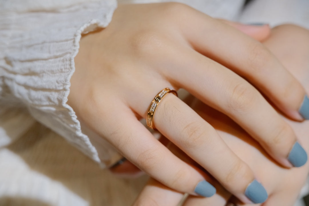 [Bling Jewelrys ]LOVE RING 2.65MM DIAMOND