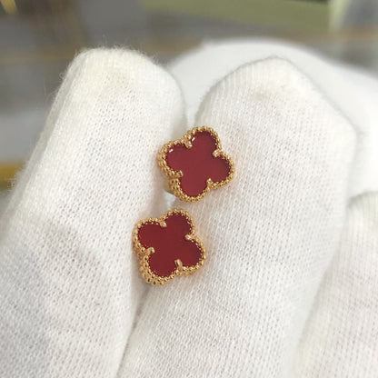 [Bling Jewelrys ]CLOVER MINI GOLD EARRINGS
