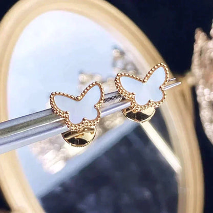 [Bling Jewelry] SÜSSE SCHMETTERLINGS-OHRSTECKER AUS PERLMUTT