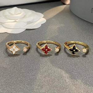 [Bling Jewelrys ]STAR 1 DIAMOND OPEN RING