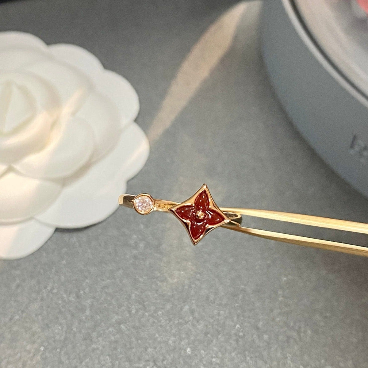 [Bling Jewelrys ]STAR 1 DIAMOND OPEN RING