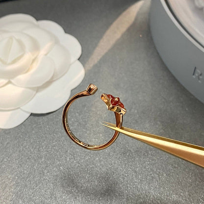 [Bling Jewelrys ]STAR 1 DIAMOND OPEN RING