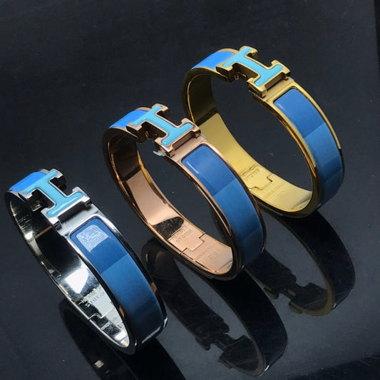 [Bling Jewelrys] H-ARMBAND BLAUER REGENBOGEN KERAMIK