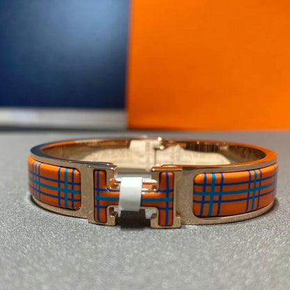 [Bling Jewelrys ]H TARTAN BRACELET 12MM