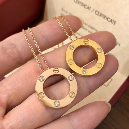 [Bling Jewelrys ]LIEBESKETTE 16MM 3 DIAMANTEN