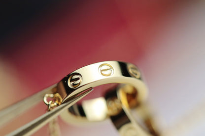 [Bling Jewelrys ]LIEBESKETTE DOPPELRING GOLD