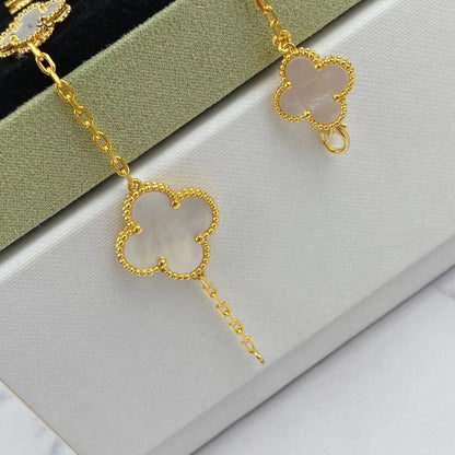 [Bling Jewelrys ]MAGIC CLOVER MOP GOLD BRACELET 5 MOTIFS