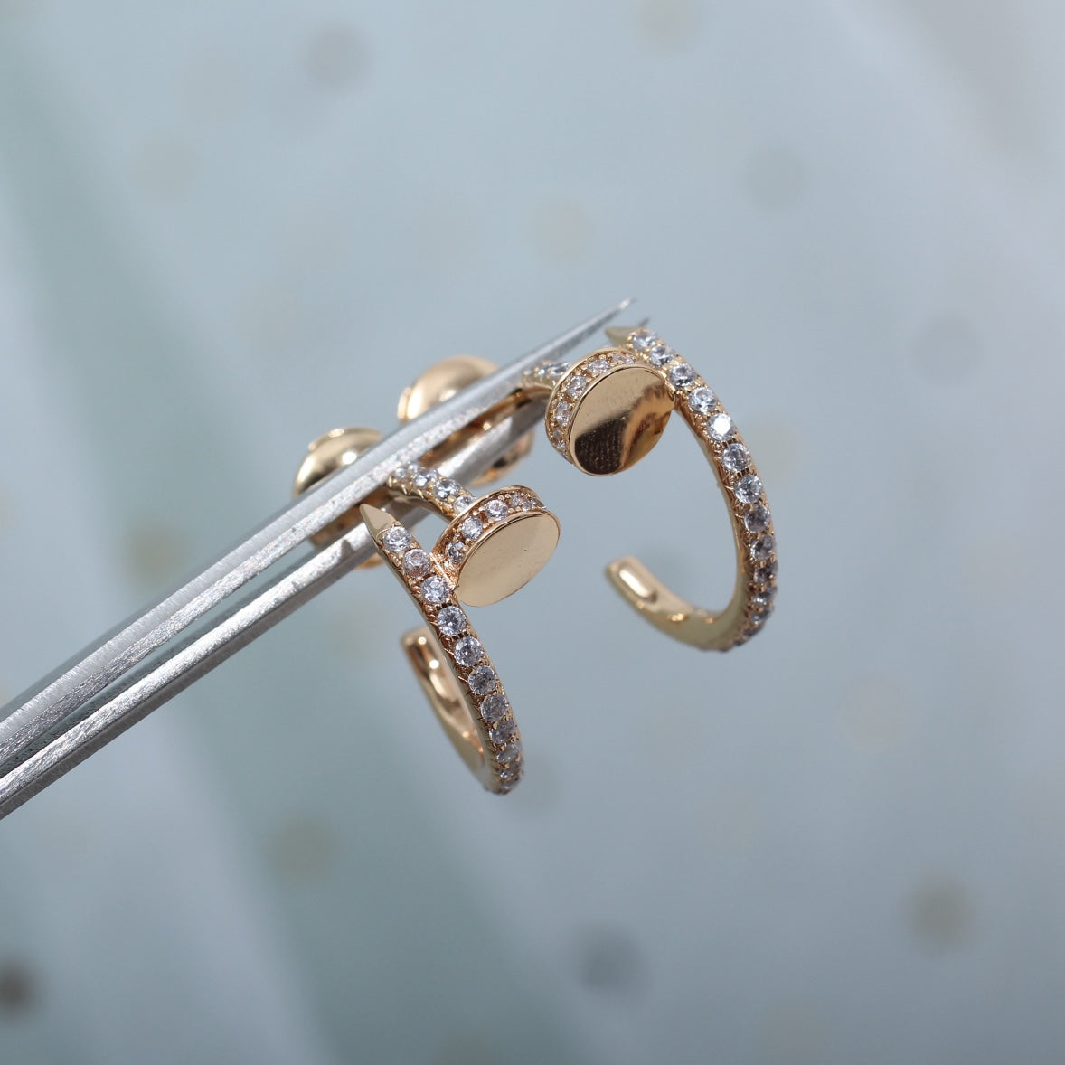 {"[Bling Jewelrys ]JUSTE EARRINGS 12.75MM PINK GOLD DIAMOND": "[Bling Jewelrys] ジュスト イヤリング 12.75mm ピンクゴールド ダイヤモンド"}