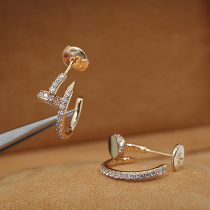 {"[Bling Jewelrys ]JUSTE EARRINGS 12.75MM PINK GOLD DIAMOND": "[Bling Jewelrys] ジュスト イヤリング 12.75mm ピンクゴールド ダイヤモンド"}