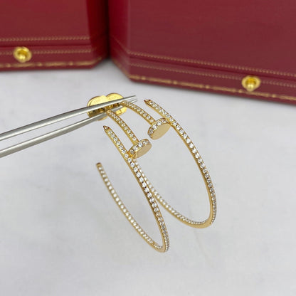 [Bling Jewelrys ]JUSTE ピアス フルダイヤモンド 1.8mm