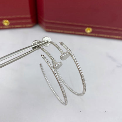 [Bling Jewelrys ]JUSTE ピアス フルダイヤモンド 1.8mm