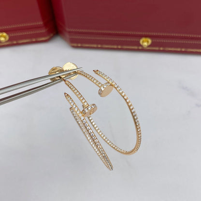 [Bling Jewelrys ]JUSTE ピアス フルダイヤモンド 1.8mm