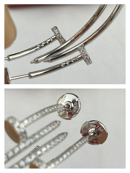 [Bling Jewelrys ]JUSTE ピアス フルダイヤモンド 1.8mm