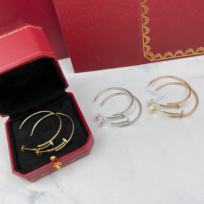 [Bling Jewelrys ]JUSTE ピアス フルダイヤモンド 1.8mm