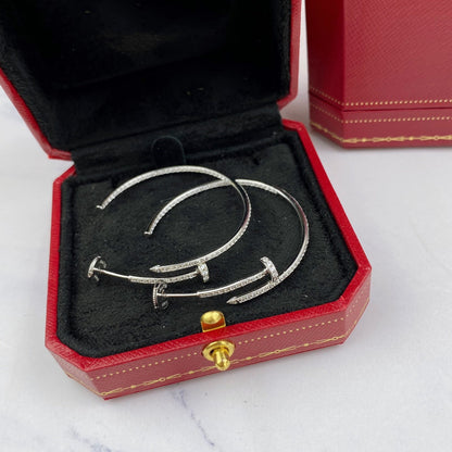 [Bling Jewelrys ]JUSTE ピアス フルダイヤモンド 1.8mm