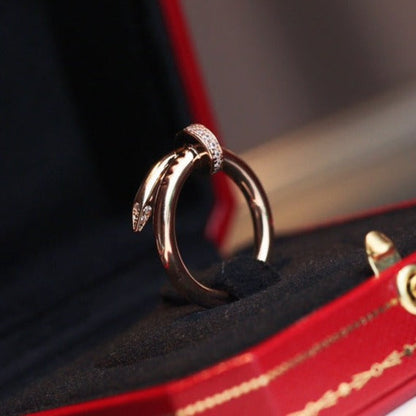 [Bling Jewelrys ]JUSTE RING 2.65MM PINK GOLD DIAMOND