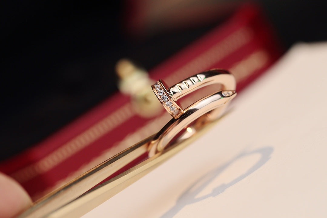 [Bling Jewelrys ]JUSTE RING 2.65MM PINK GOLD DIAMOND