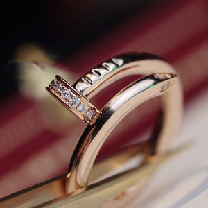 [Bling Jewelrys ]JUSTE RING 2.65MM PINK GOLD DIAMOND