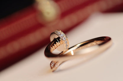 [Bling Jewelrys ]JUSTE RING 2.65MM PINK GOLD DIAMOND