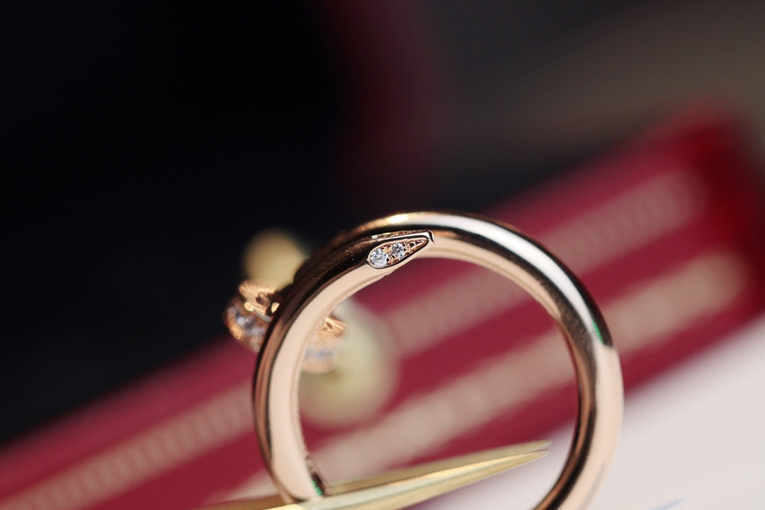 [Bling Jewelrys ]JUSTE RING 2.65MM PINK GOLD DIAMOND