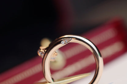 [Bling Jewelrys ]JUSTE RING 2.65MM PINK GOLD DIAMOND