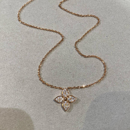 [Bling Jewelrys ]STERN DIAMANT-HALSKETTE
