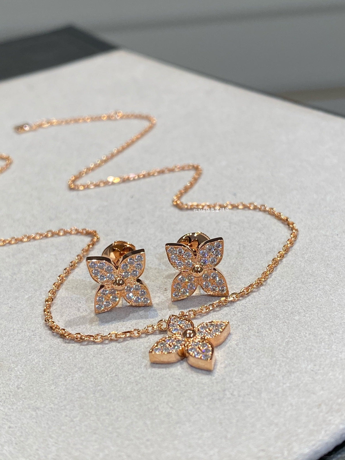 [Bling Jewelrys ]STERN DIAMANT-HALSKETTE