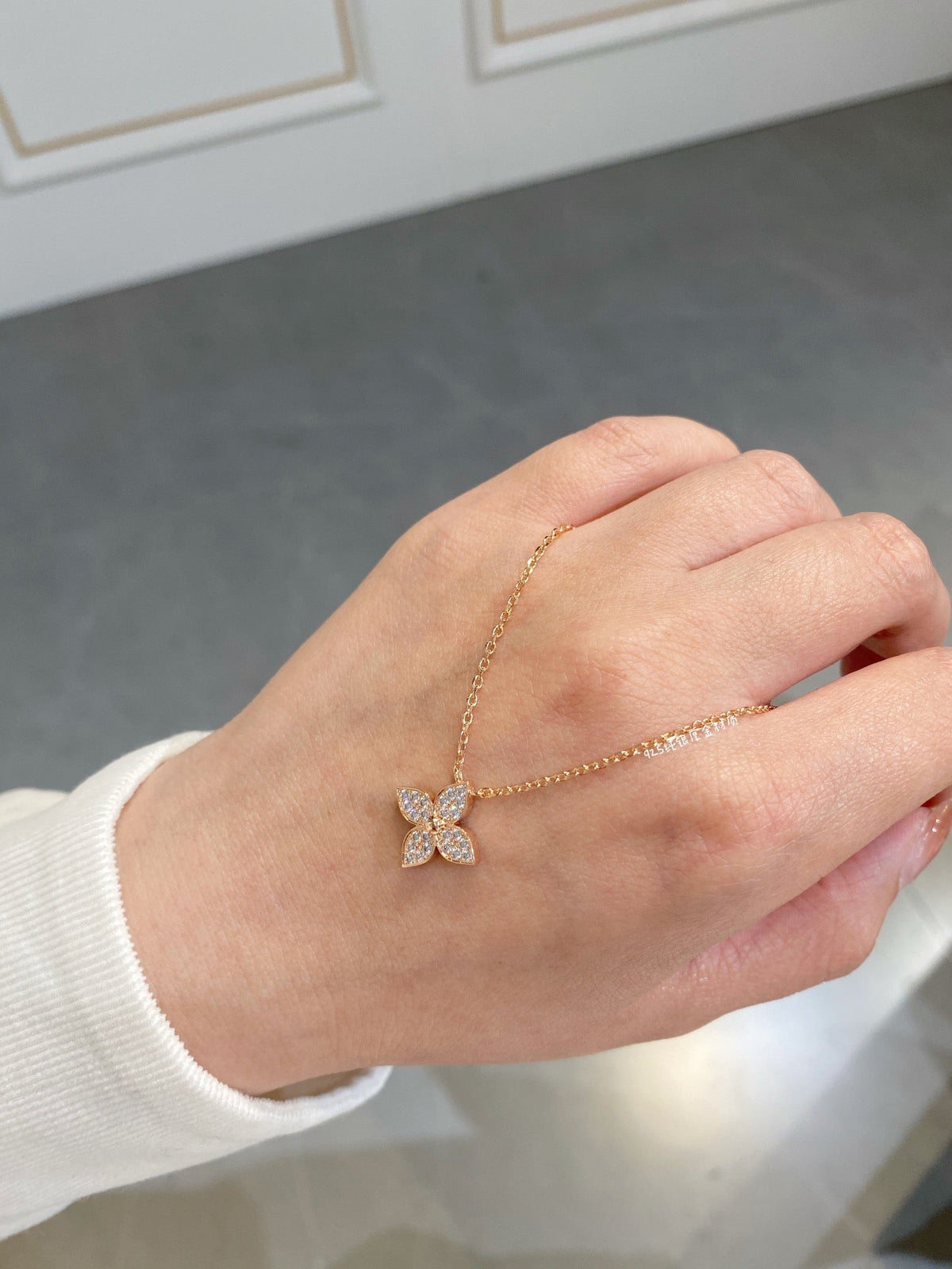 [Bling Jewelrys ]STERN DIAMANT-HALSKETTE