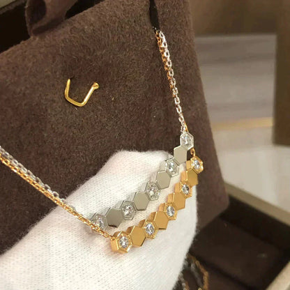 [Bling Jewelrys ]BEE LOVE NECKLACE DIAMOND