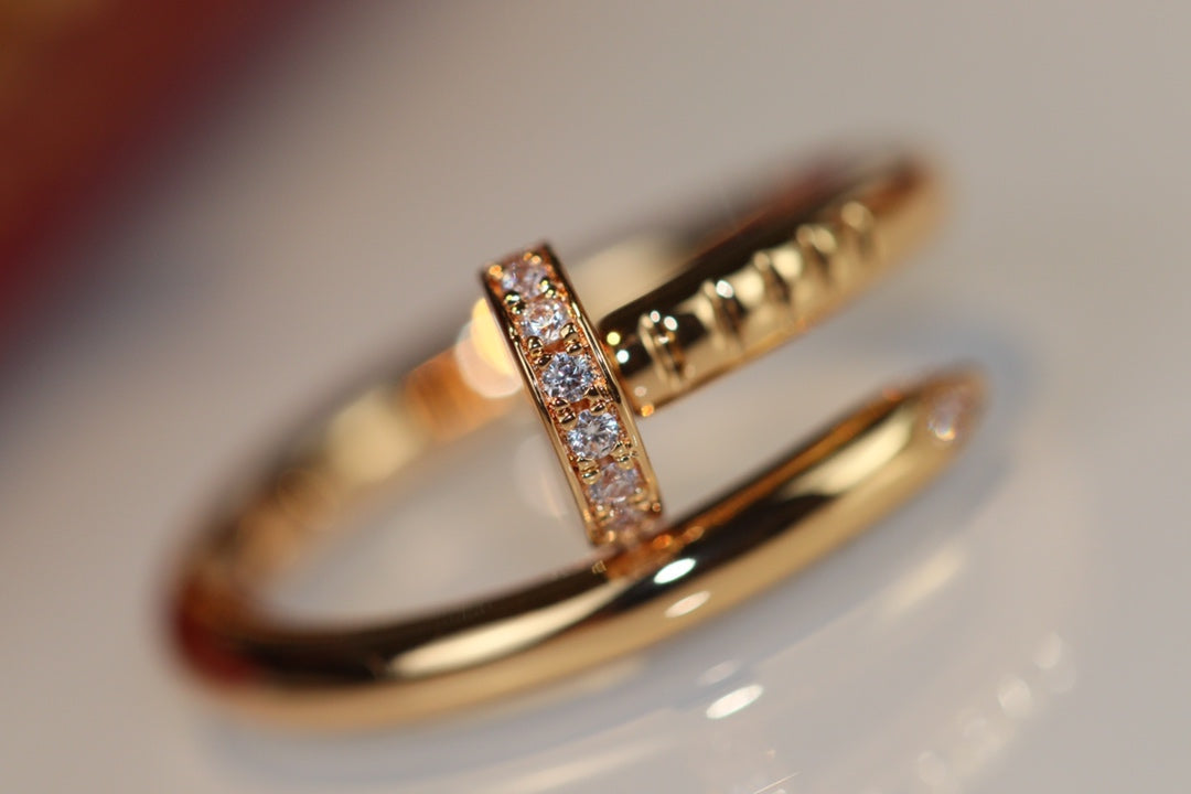[Bling Jewelrys ]JUSTE RING 2.65MM GOLD DIAMOND
