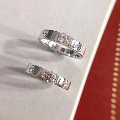 [Bling Jewelrys ]LOVE RING 3.6MM 1 BIG DIAMOND