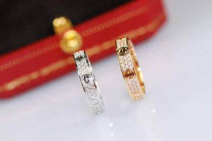 [Bling Jewelry] LIEBESRING 3,6 MM DIAMANTBESETZT