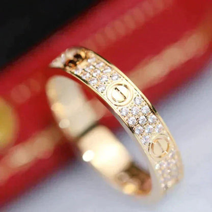 [Bling Jewelry] LIEBESRING 3,6 MM DIAMANTBESETZT