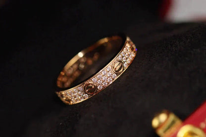 [Bling Jewelry] LIEBESRING 3,6 MM DIAMANTBESETZT