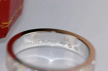 [Bling Jewelry] LIEBESRING 3,6 MM DIAMANTBESETZT