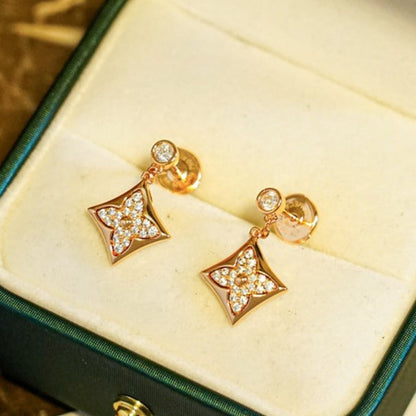 [Bling Jewelrys ]STAR DIAMONDS EARRINGS GOLD