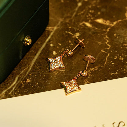 [Bling Jewelrys ]STAR DIAMONDS EARRINGS GOLD