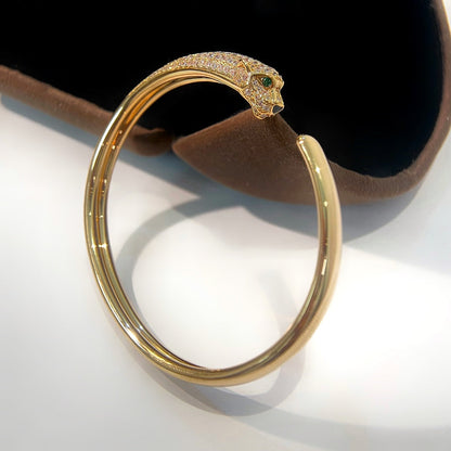 [Bling Jewelrys] PANTHERE GOLD DIAMANT-OFFENARMBAND