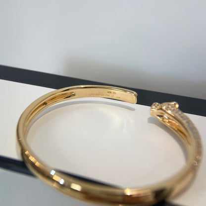 [Bling Jewelrys] PANTHERE GOLD DIAMANT-OFFENARMBAND