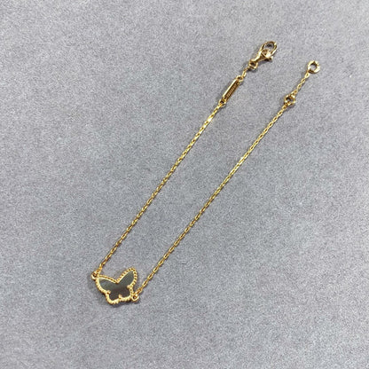[Bling Jewelrys ]SCHMETTERLINGSARMBAND AUS DUNKLEM PERLMUTT
