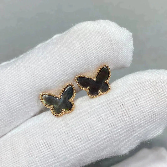 [Bling Jewelrys ]BUTTERFLY DARK MOP  EARRINGS