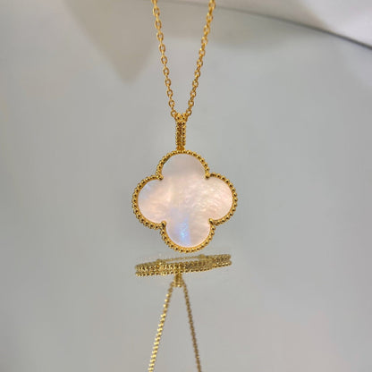 {
"CLOVER 25MM MOP LARGE PENDANT NECKLACE": "KLEEBLATT 25MM MUTTERPERL GROSSE ANHÄNGERKETTE"
}
