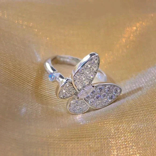 [Bling Jewelrys ]BUTTERFLY DIAMOND RING