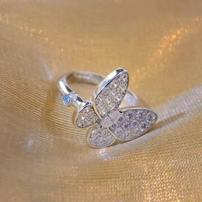 [Bling Jewelrys ]BUTTERFLY DIAMOND RING