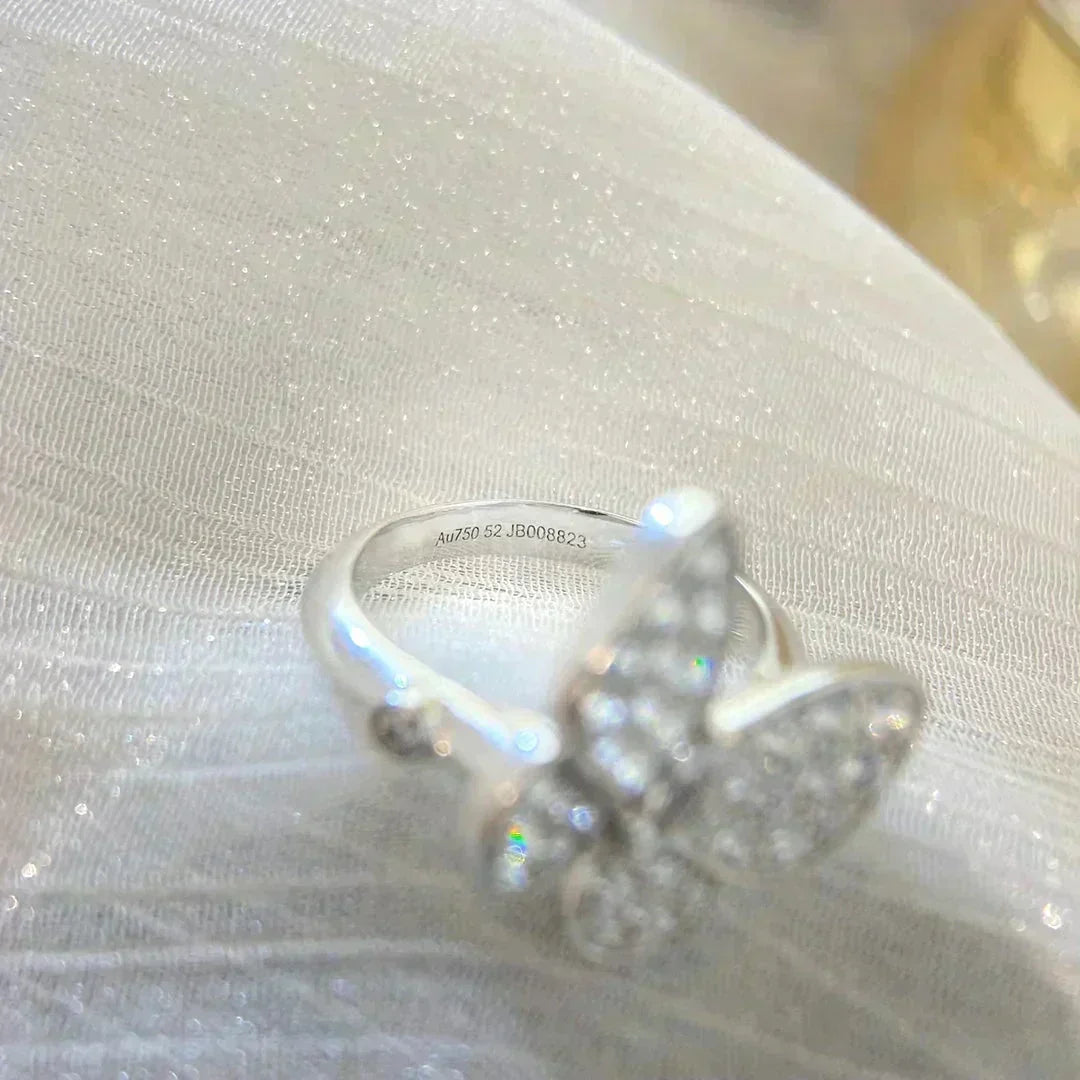 [Bling Jewelrys ]BUTTERFLY DIAMOND RING