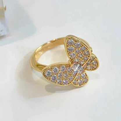 [Bling Jewelrys ]BUTTERFLY DIAMOND RING