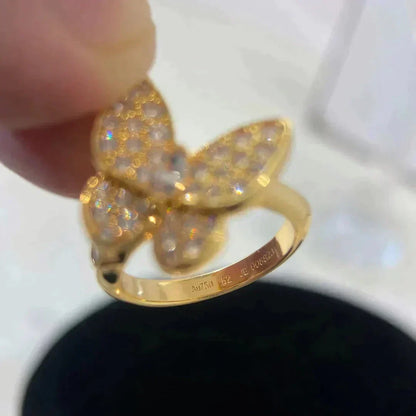 [Bling Jewelrys ]BUTTERFLY DIAMOND RING