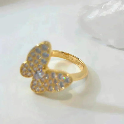 [Bling Jewelrys ]BUTTERFLY DIAMOND RING